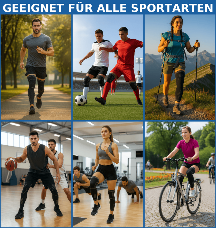 VitalKompress Sechs Sportarten